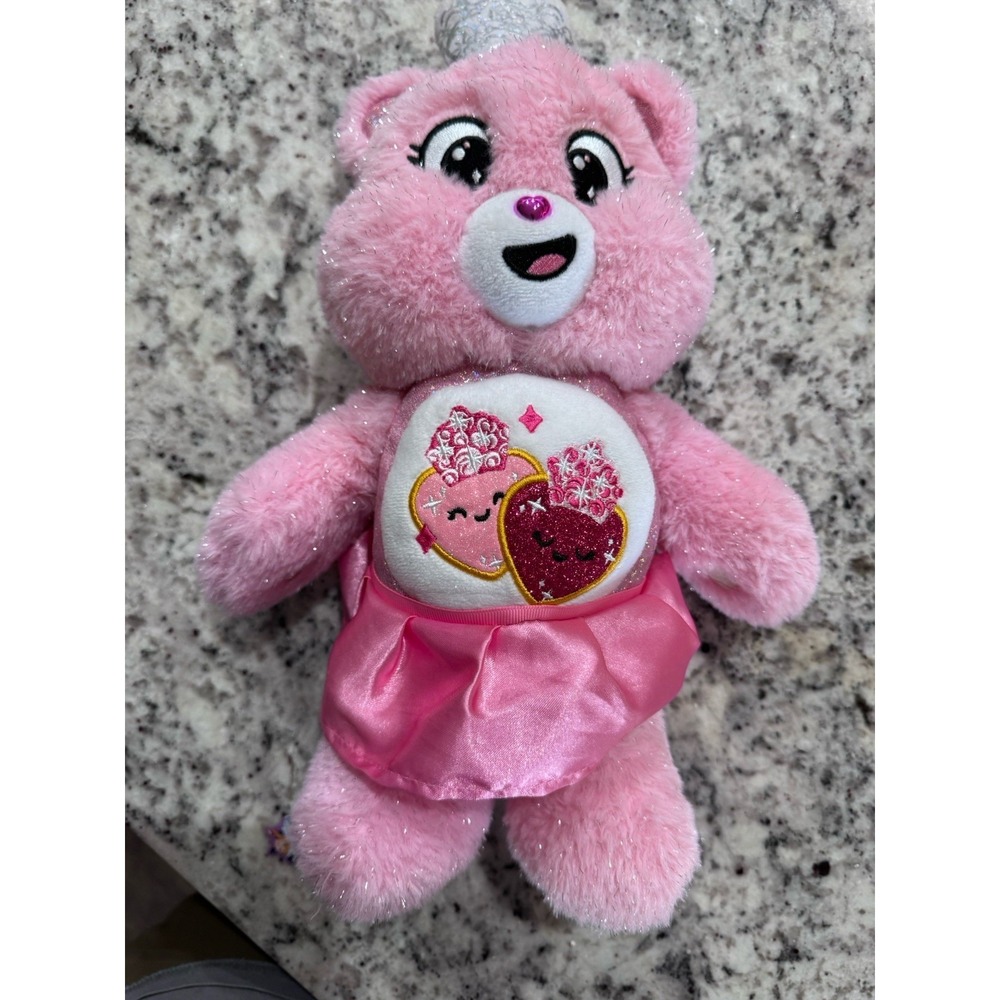 Care Bears x Wicked Love-a-Lot Bear as Glinda Fun Size Plush 9-Inch New Toy Gift